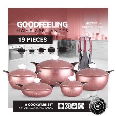 سرویس‌ قابلمه ۱۹ پارچه فورج طرح ترک گود فلینگ